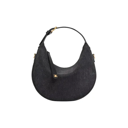 CELINE Teen Lulu Denim Сумка на одно плечо Женская Темно-серая