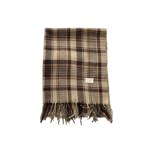 NOMK Полиэстер Трикотаж Шарфы Унисекс Экрю Верблюжий Кожа Серый Черный Серебряный