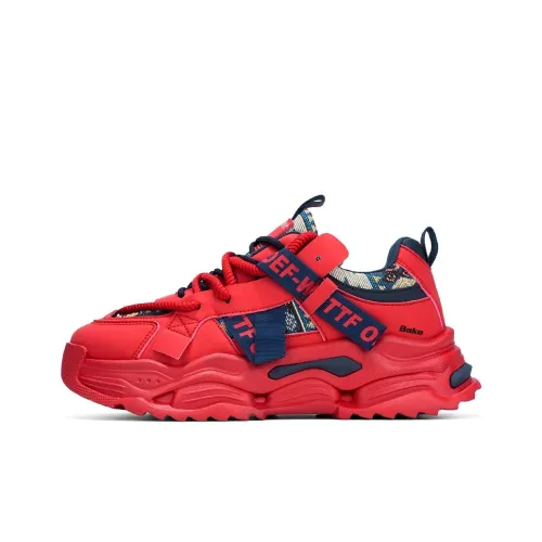 Bake Толстая подошва Низкий топ Мужской