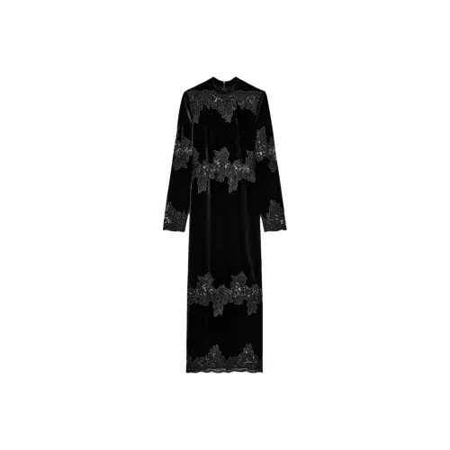 ZARA Collaboration Длинное платье с длинными рукавами женское