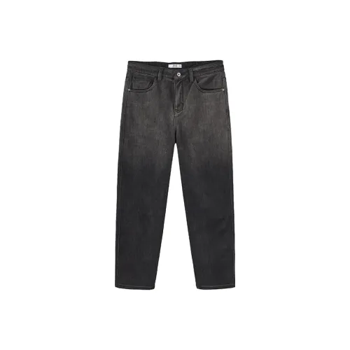 ZUO Темно-серый Мужские Джинсы