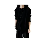 Черный с флисовой подкладкой