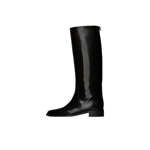 SAINT LAURENT Колено Высокие сапоги 2,5 см Женские Черные