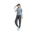 Комплект одежды (Синий с коротким рукавом + Темно-серые штаны)