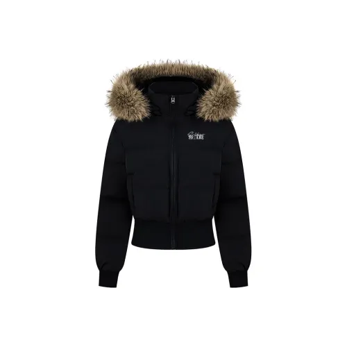 MOONCORE Черный Женские пуховики