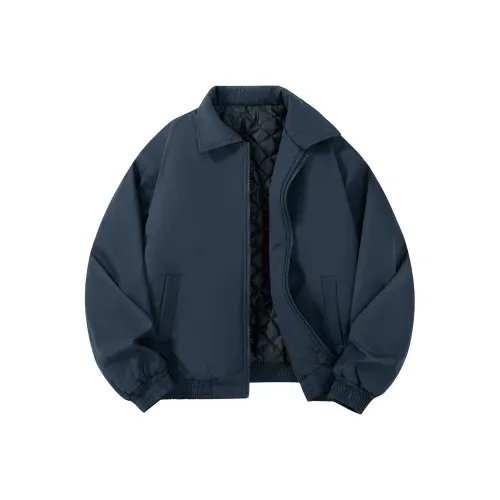 LH HOMME Темно-синий Унисекс Пуховики