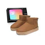 Каштановый с флисовой подкладкой