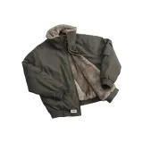 Дымчатый зеленый, утолщенный, с флисовой подкладкой, улучшенный