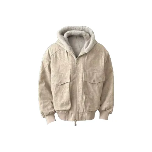 GUHUO Овсяный унисекс пуховики