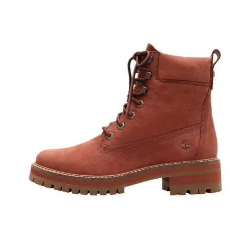 Ботильоны Timberland Collaboration Courmayeur Valley Женские Красно-коричневые