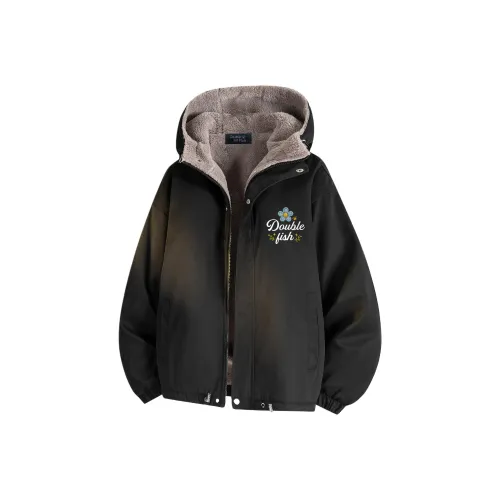 DOUBLEFISH Хлопковый пуховик унисекс