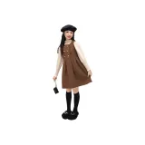 Коричневый, одежда, наборы