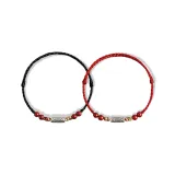 Красная нить + черный шнур, 1 пара