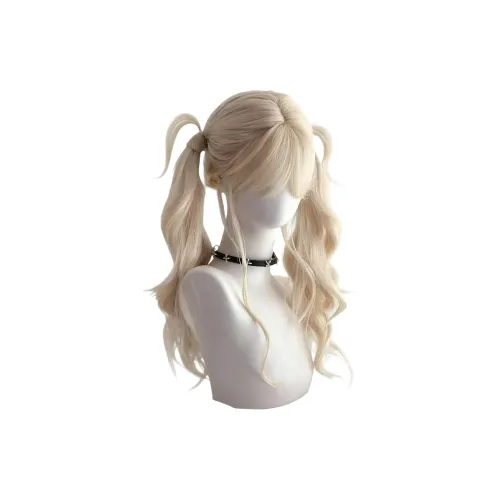 Time Shadow Rose Girlish Full Wig для женщин с длинными кудрявыми волосами стиль Лолита двойная прическа с хвостиками