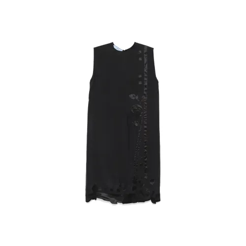 PRADA Черные Женские Платья без Рукавов