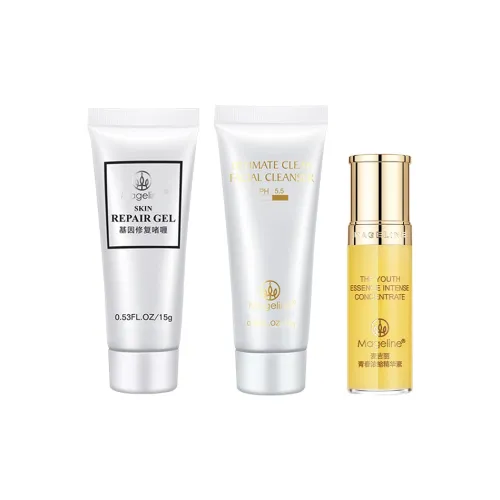 MAGELINE Очищающее средство 15 г + Юность Концентрированная Эссенция 5 мл + Skin Source Repairing Гель 15 г