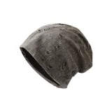 Рваный Серебряный Точка-Коричневый