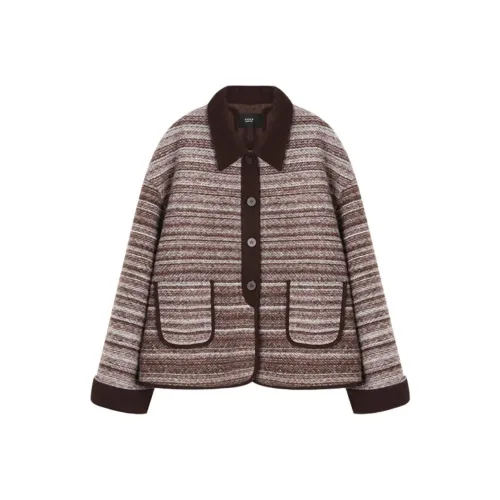 MOHANYIMEI Cropped Coat Women's