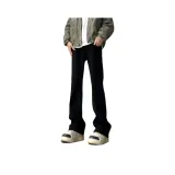 Чёрный [Тонкая версия, расклешенный, эластичный, улучшенный]