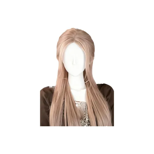 YOUXI Молочно-чайный Сестра Отделение Refinement Перука для Женских Full Голова OF Длинный Волосы Anti Aging Розовый Цвет