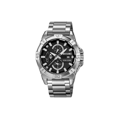 SKMEI Pioneer Collection Кварцевый механизм нержавеющая сталь ремешок унисекс черный циферблат