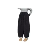 Темно-синие штаны с флисовой подкладкой