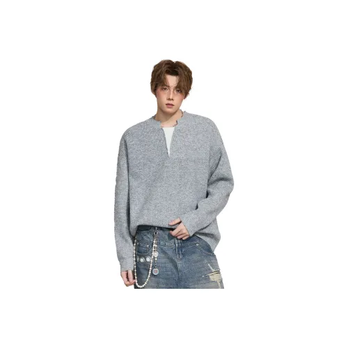 YINLANGSHIJIA Белый Серый Мужской Трикотаж