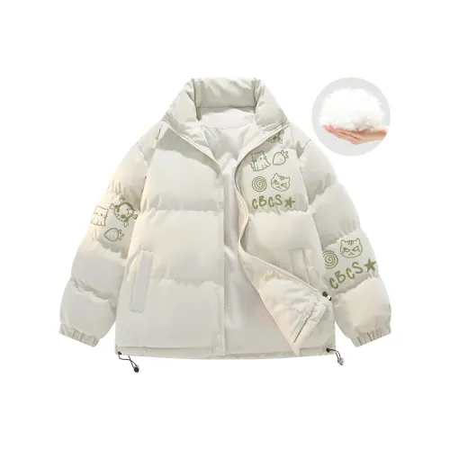 CAOBENCHUSE Хлопковый пуховик пальто унисекс