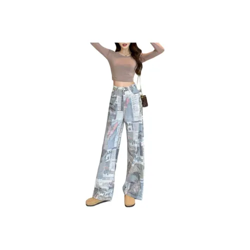 SINKACME Винтаж Женские Джинсы