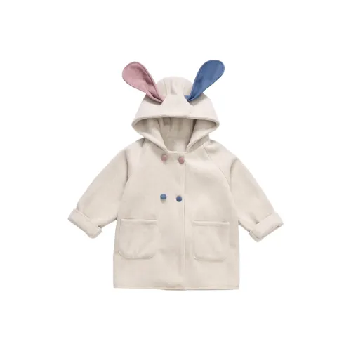 RHOBESAM Haha Медвежонок BIG Ухо Шерстяные пальто 2 Абрикос KIDS Утеплённые куртки