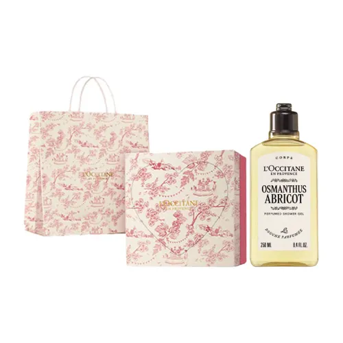 LOCCITANE Лимитированная серия на День Влюбленных Облако Лорел Аромат Гель для душа Чистка Османтус Аромат 250 мл