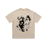 Топ цвета хаки с короткими рукавами