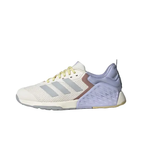 Adidas DROPSET 3 Slip-resistant Abrasion-resistant Low-top Training Shoes Women's Beige Purple