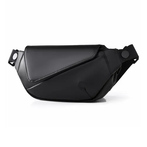 LAORENTOU Ткань Sling Сумка Мужская Черная