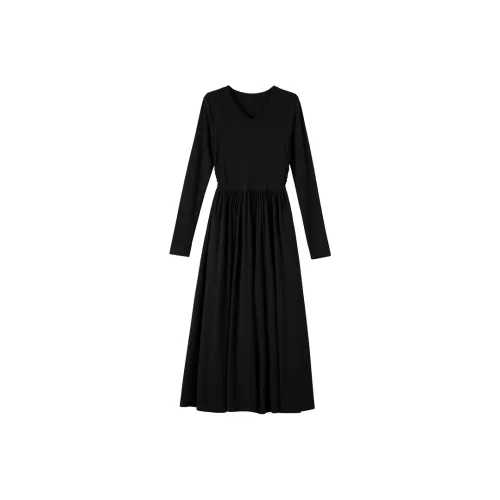 WANBAI Длинное платье с длинными рукавами женское