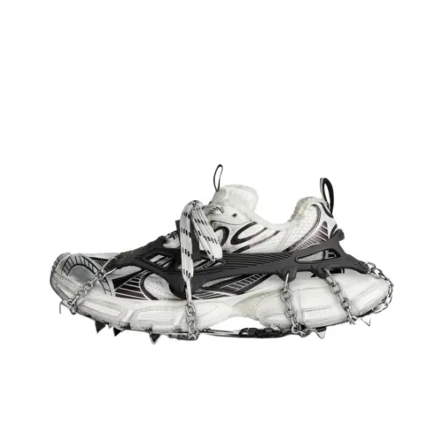 Balenciaga 3XL Низкий Топ Толстая Подошва Кроссовки Мужские Белые