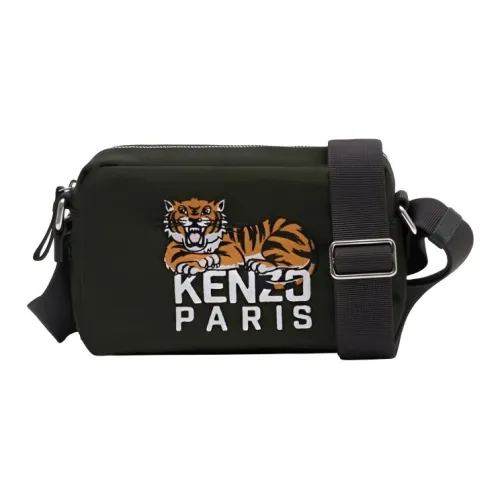 KENZO Полиэстер Сумка через плечо Мужская Армейский зеленый
