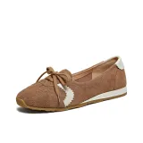 Коричневый/белый