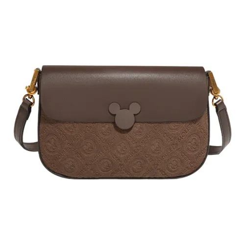 Disney Mickey ПУ (полиуретан) Ткань Сумка через плечо Стандартная Женская Кофейная