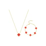 Четырехлистный клевер, одежда, наборы [красный]