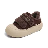 Коричневый с флисовой подкладкой