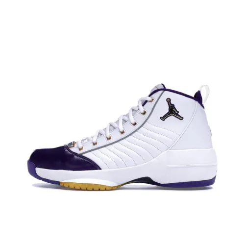 Jordan Air Jordan 19 OG SE West Coast High Top Винтажные баскетбольные кроссовки Мужской Белый Фиолетовый