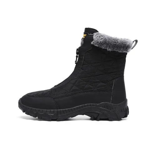 HBRK Износостойкий и Водонепроницаемый Высокий Топ Утепленная Обувь Унисекс