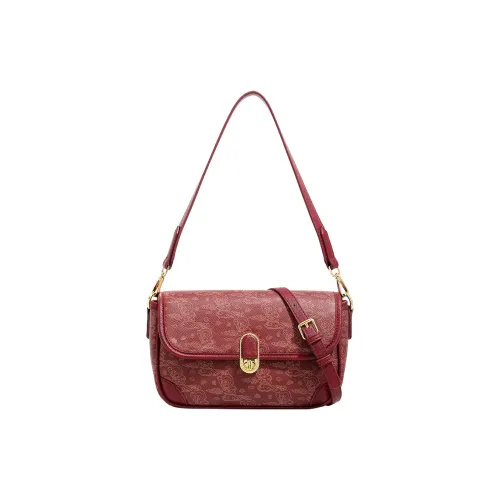 TTaG．baG PVC Сумка через плечо Женская Красная