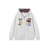 Бело-серый вереск [утолщенный с флисовой подкладкой]