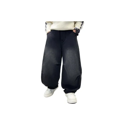 Guldoeleph Черные Джинсы для школьного возраста