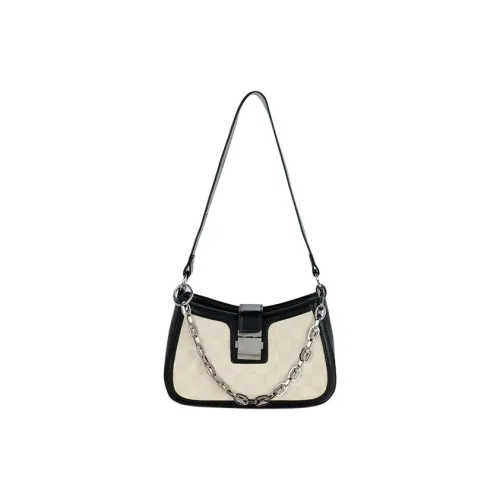 VINEY Сумка через плечо из синтетической кожи сумка-полумесяц маленькая женская цвет экрю