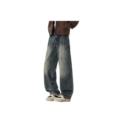 Fingercroxx Blue Unisex Jeans Фингеркрокс Синий Унисекс Джинсы