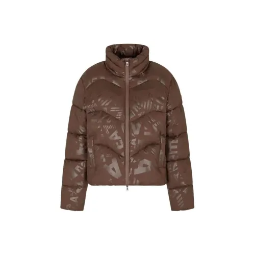 EMPORIO ARMANI Хлопковый пуховик женский