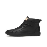 Черные утепленные туфли